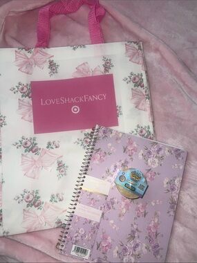 LoveShackFancy Bundle Tote-Notebook-Mini glitter ✨ dumpling squishy 🌸